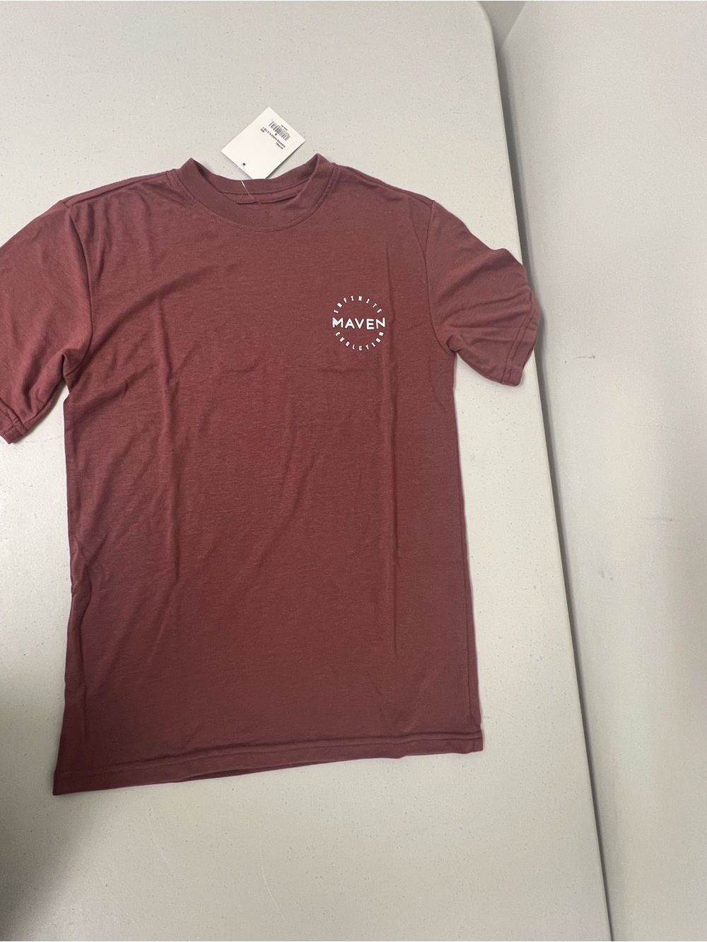 Men's Short Sleeve Crewneck T-Shirt - Maroon